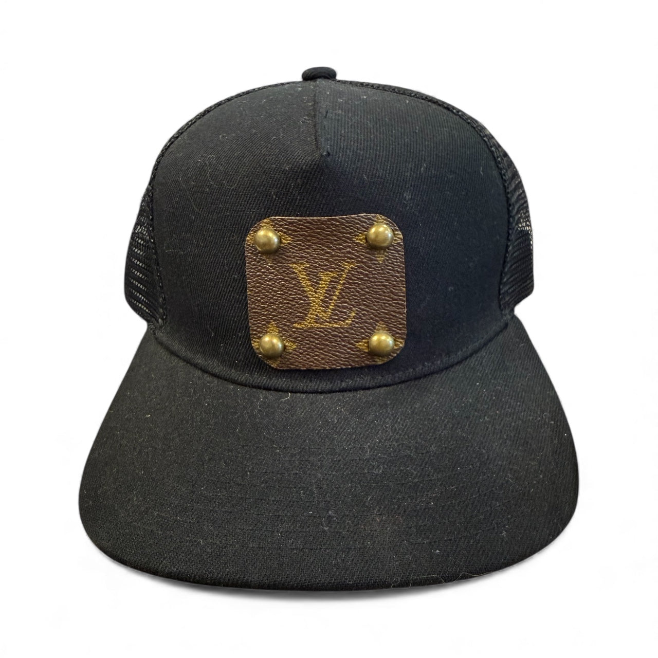 LV INSPIRED BLACK CAP 84