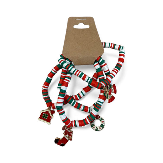 CHRISTMAS BRACELETS SET OF 4 NEW 100