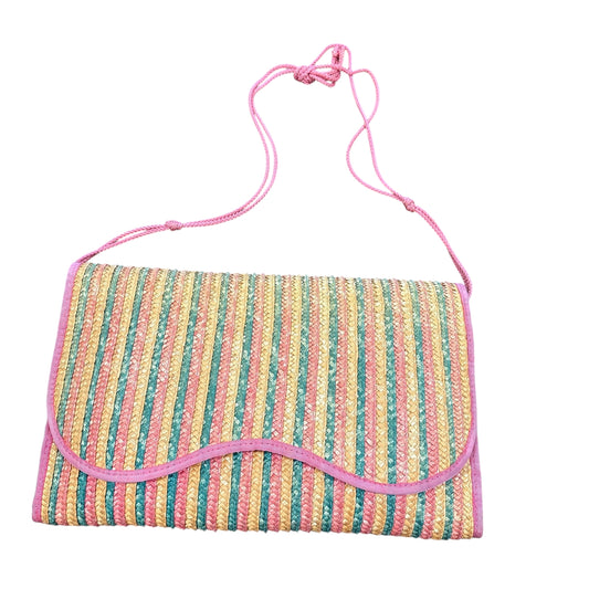 COLORFUL STRAW PURSE 158
