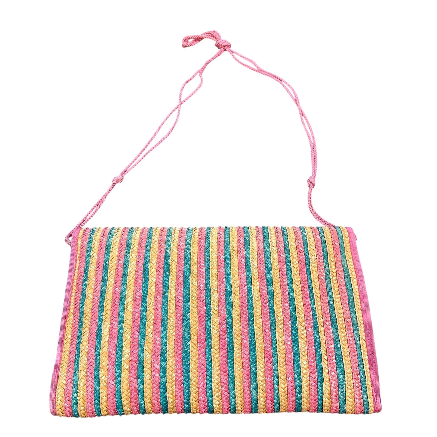 COLORFUL STRAW PURSE 158