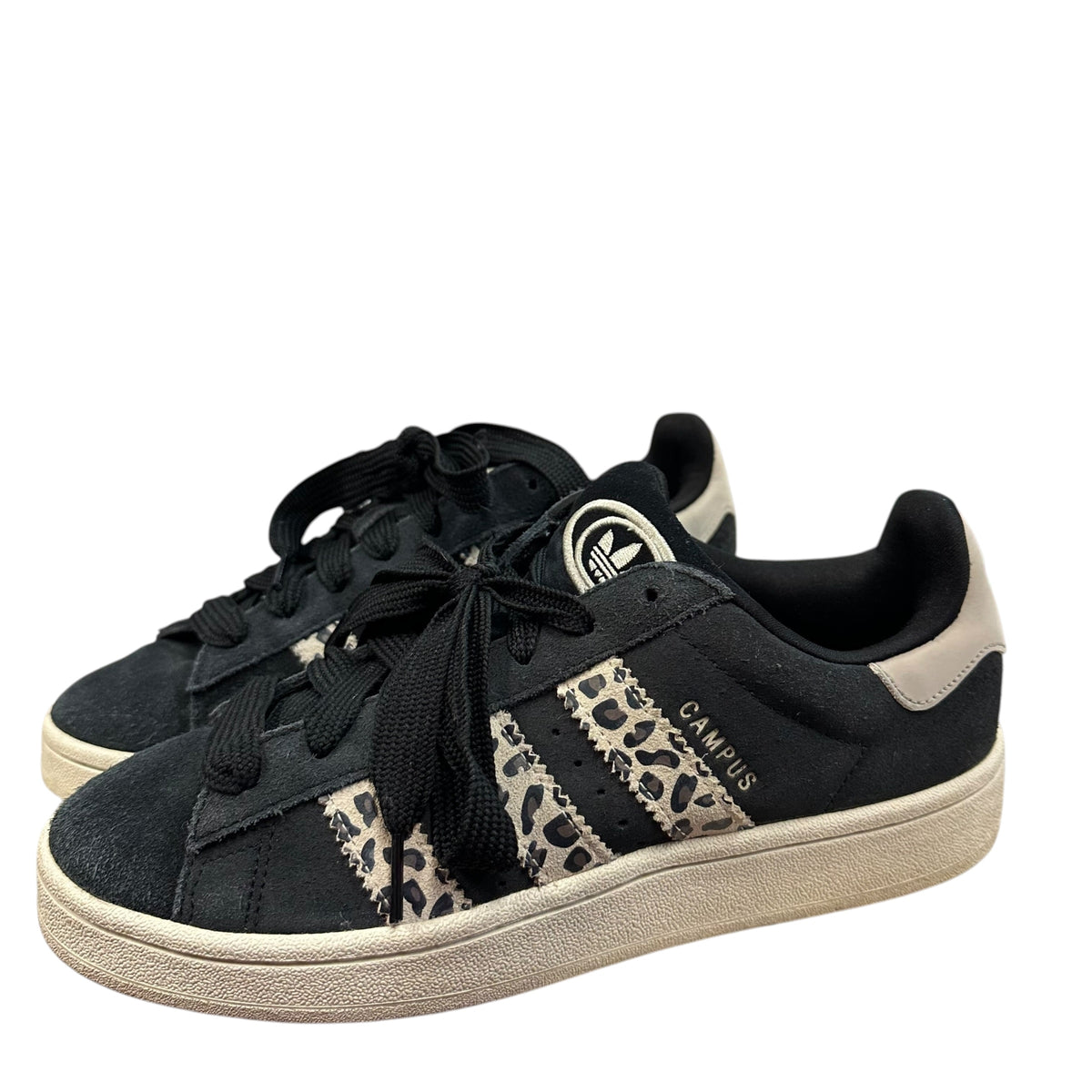 ADIDAS WOMENS CAMPUS 00S BLACK LEOPARD 282 SZ 9.5