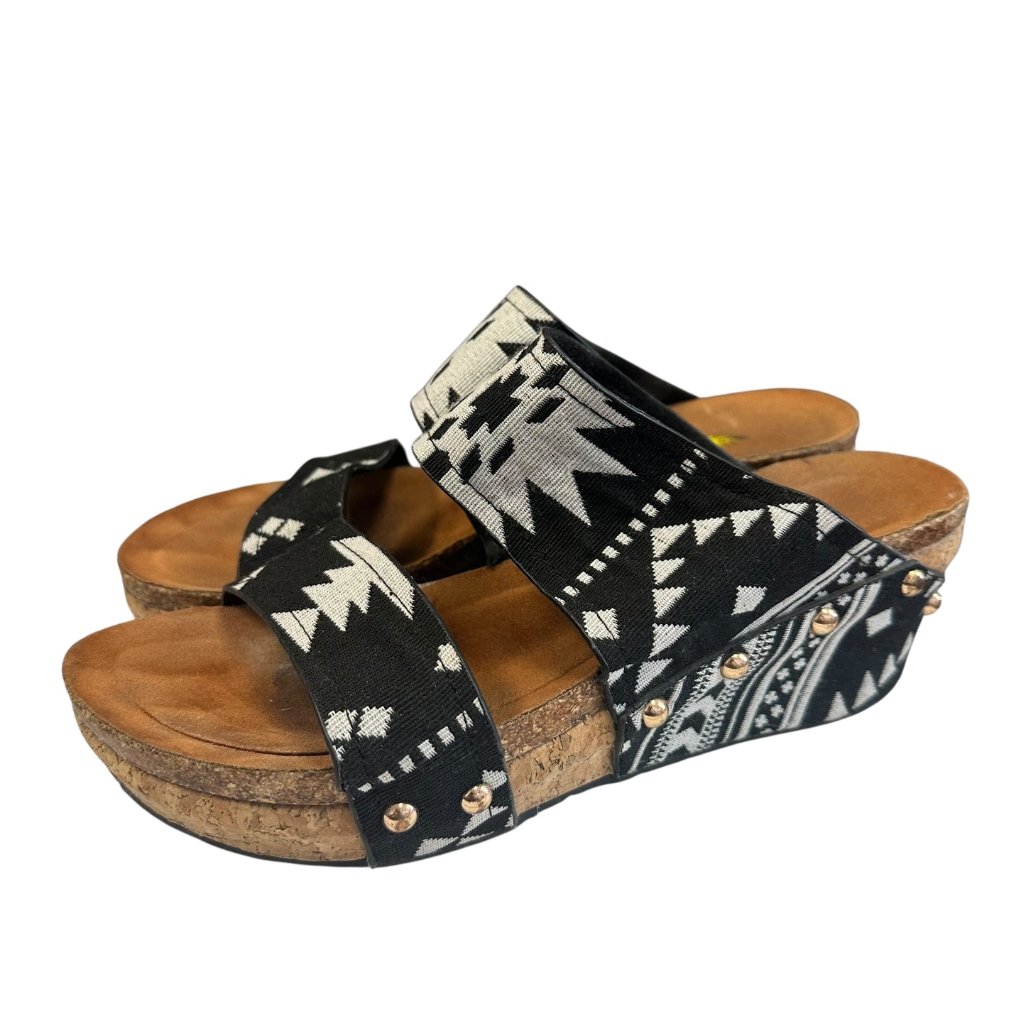 VOLITALE SOUTHWESTERN PLATFORM SANDALS 143 Sz 9