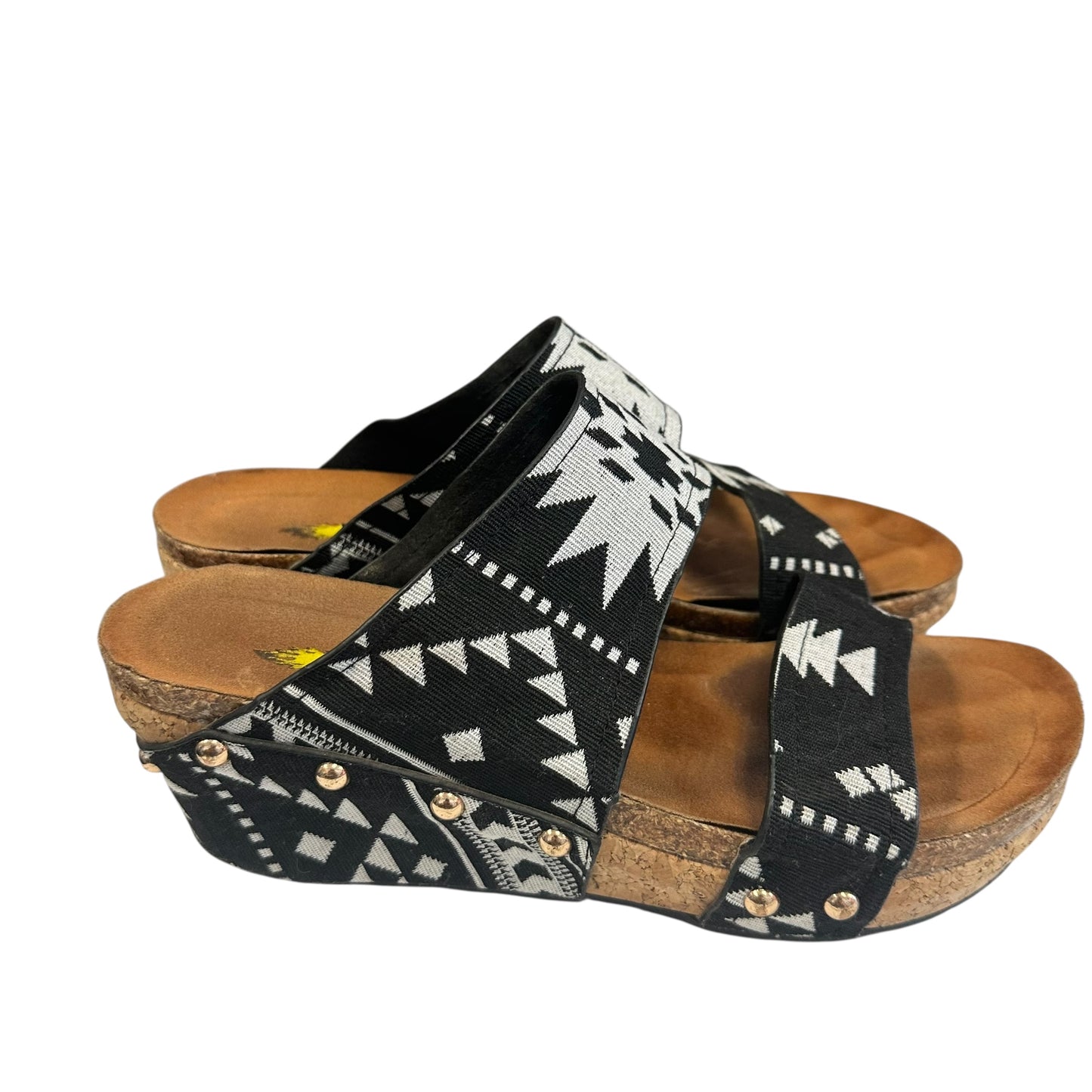 VOLITALE SOUTHWESTERN PLATFORM SANDALS 143 Sz 9