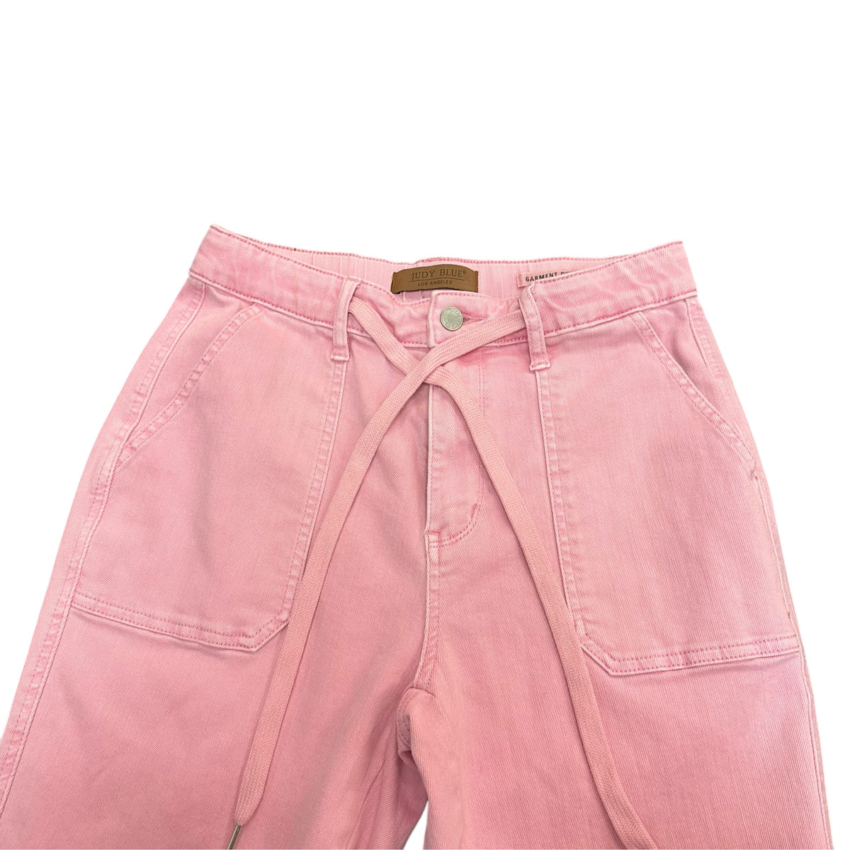 JUDY BLUE HIGH RISE PINK DENIM JOGGERS 38 SZ 5/27