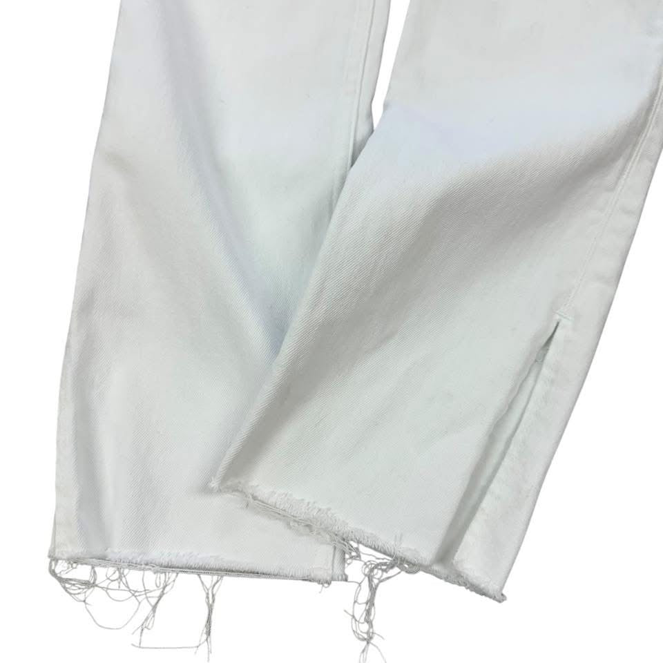 OLD NAVY EXTRA HIGH RISE ROCKSTAR SUPER SKINNY WHITE JEANS 26 Sz 12