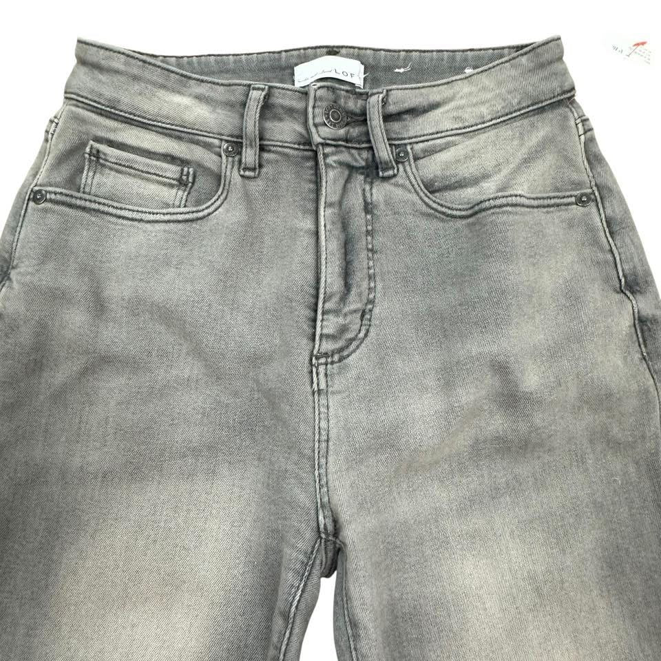 LOFT CURVY SCULPT JEGGINGS GRAY JEANS 170 Sz 0/25