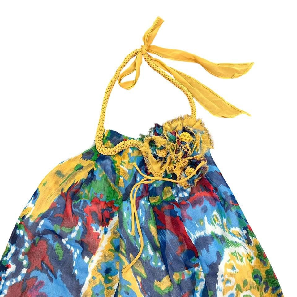 COLORFUL PAISLEY MAXI DRESS 139 MEDIUM