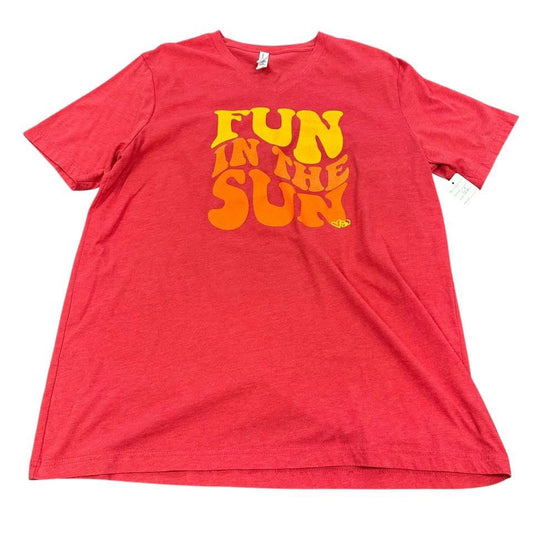 FUN IN THE SUN RED TSHIRT 62  XL