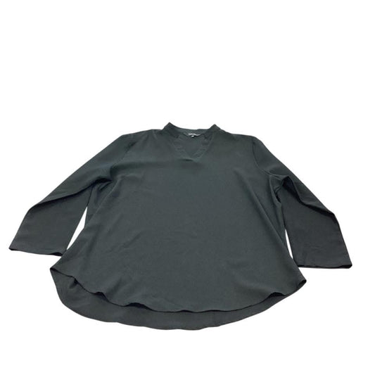 AMARYLLIS BLACK POPOVER TUNIC BLOUSE 3X