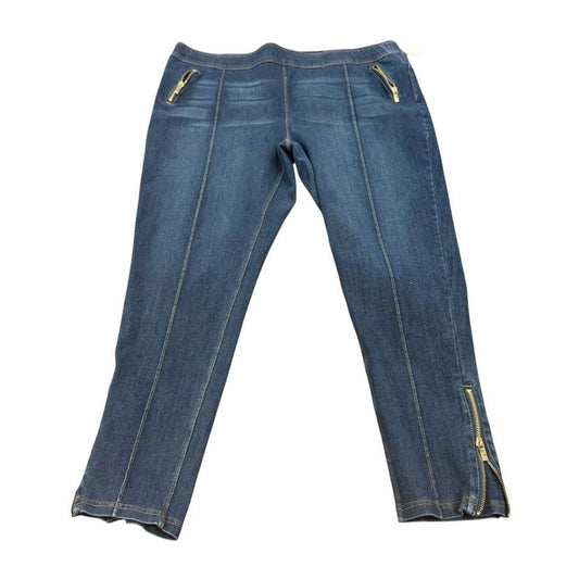 LUXE DENIM DARK WASH JEANS 227 2X