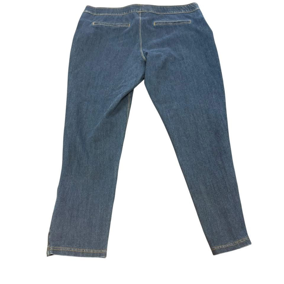 LUXE DENIM DARK WASH JEANS 227 2X