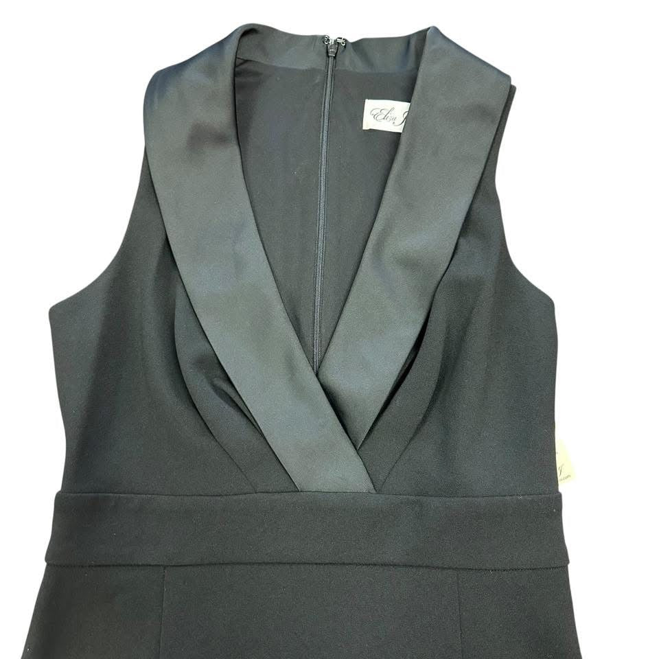 ELIZA J BLACK COCKTAIL DRESS 143 NWT $158 Sz 8