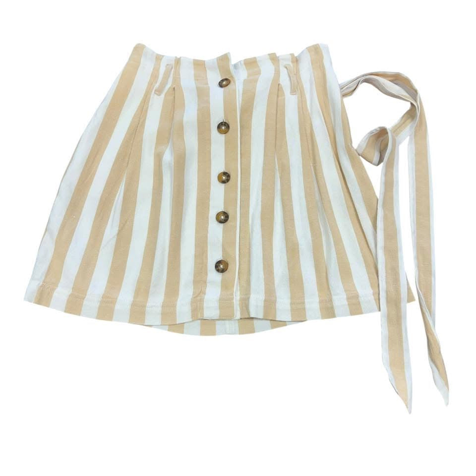 HOLLISTER ULTRA HIGH RISE STRIPED SKIRT 100 MEDIUM