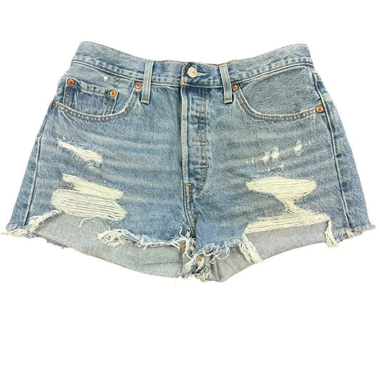 LEVIS HIGH RISE DISTRESSED SHORTS 143 Sz 29