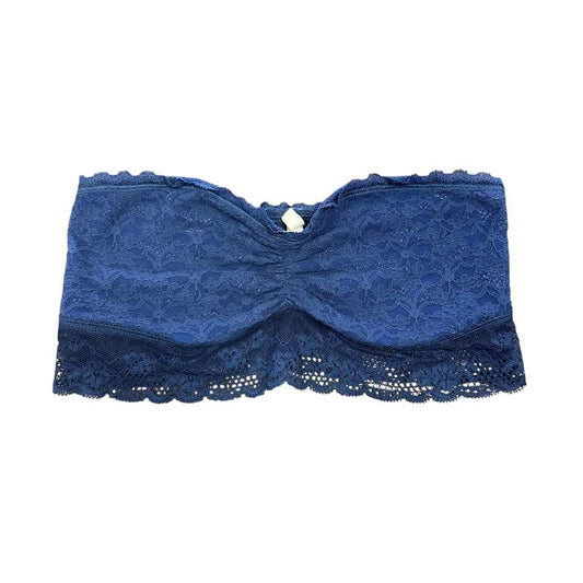 AERIE NAVY LACE BANDEAU 143 MEDIUM