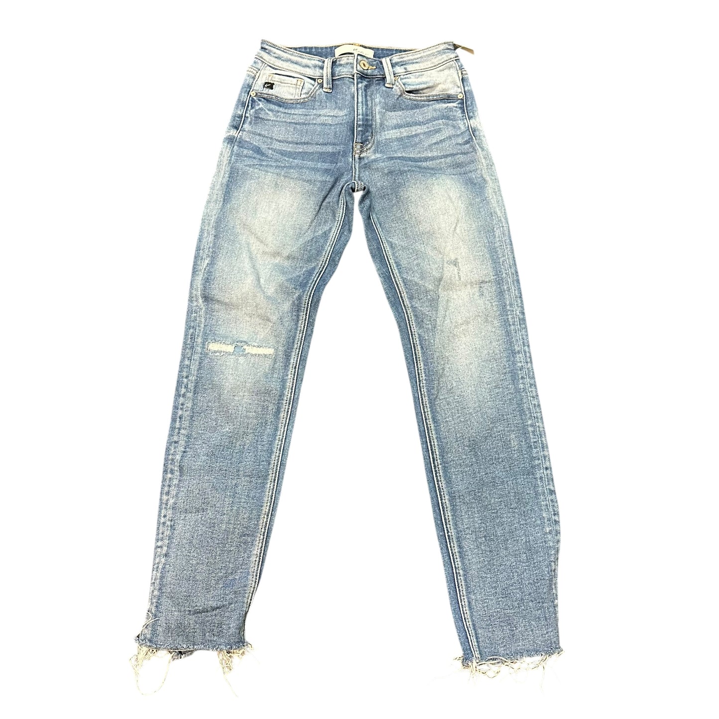 KANCAN RAW HEM MED WASH JEANS - SZ 5/26 - 158