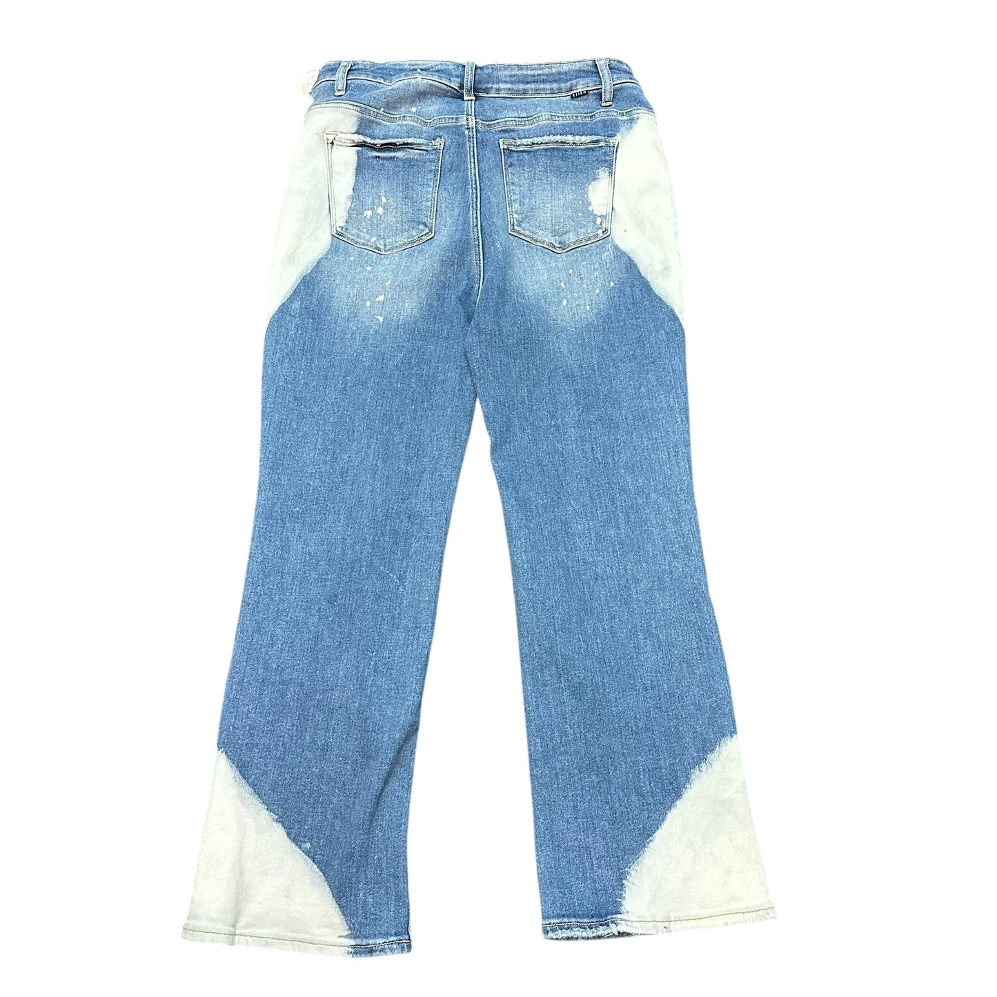 RISEN BLEACHED DENIM JEANS - 1X - 211