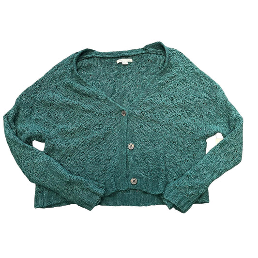 AMERICAN EAGLE EMERALD GREEN CARDIGAN - LARGE - 185