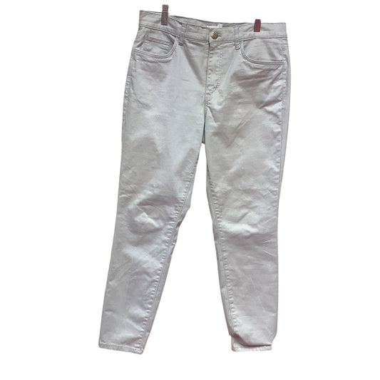 LOFT LIGHT GRAY PANTS - SZ 8 - 6