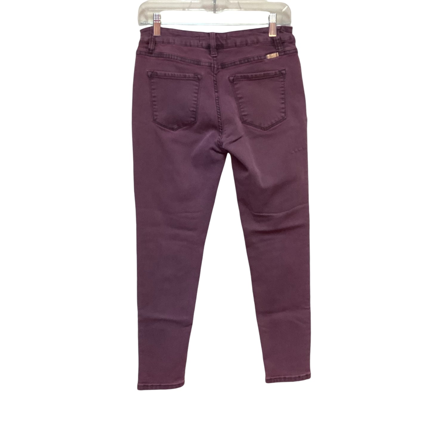 KANCAN MAROON SKINNY JEANS SZ 8 - 38