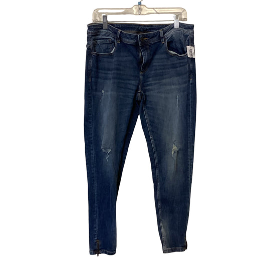 *ZARA ANKLE ZIPPER JEANS - SZ 12  - 155