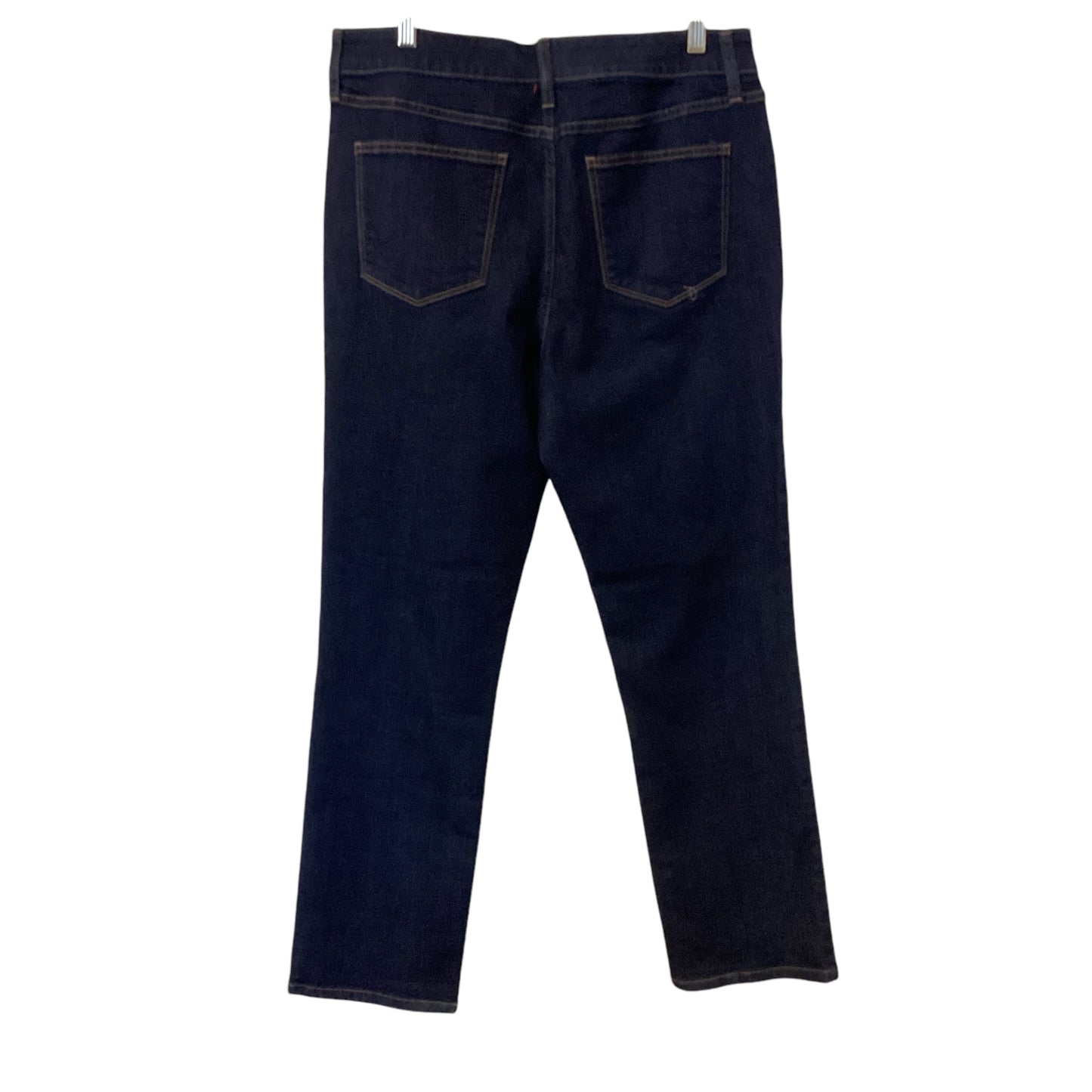 *ST JOHN BAY STRAIGHT LEG DARK DENIM - SZ 12 SHORT - 39