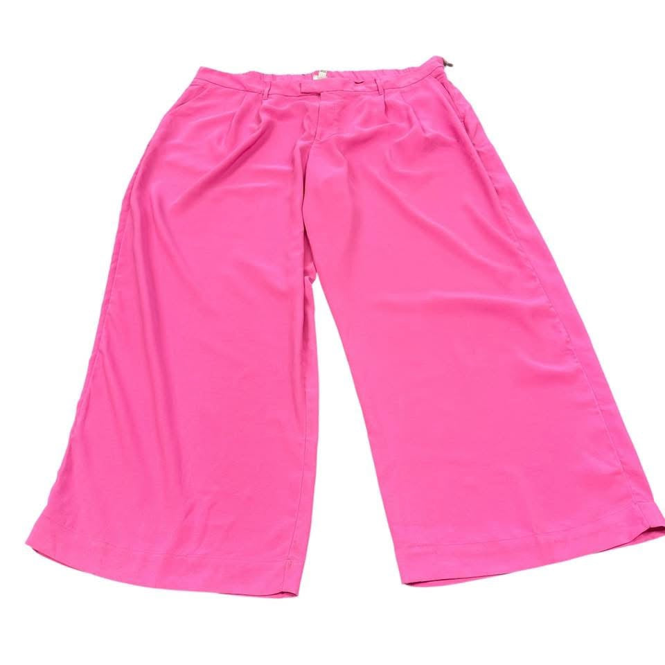 A NEW DAY PINK PLEATED TROUSERS  SZ 24