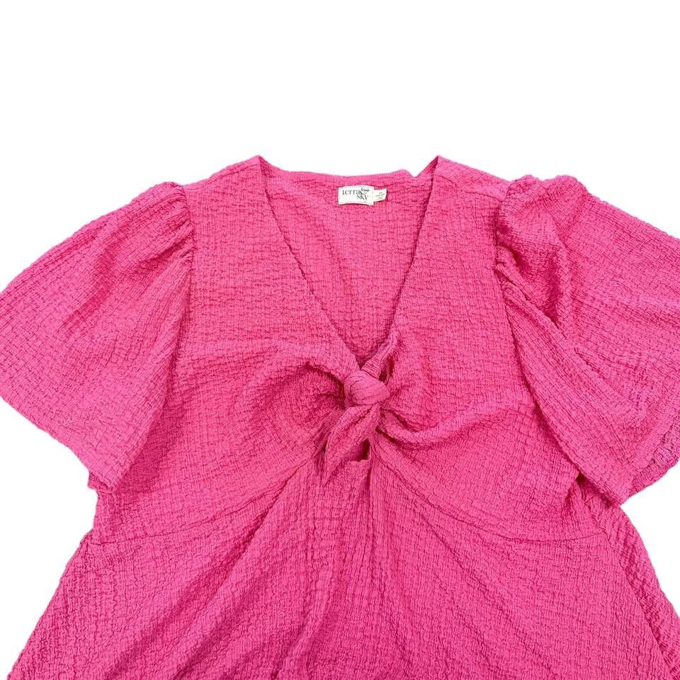 TERRA & SKY PINK MIDI DRESS  2X