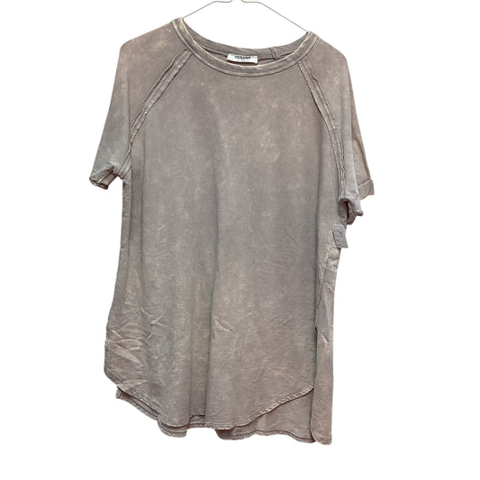 ZENANA STONE WASHED TUNIC TOP - LARGE - 39