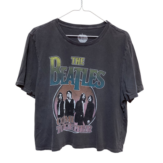 THE BEATLES GRAY BOXY TEE - XL - 36