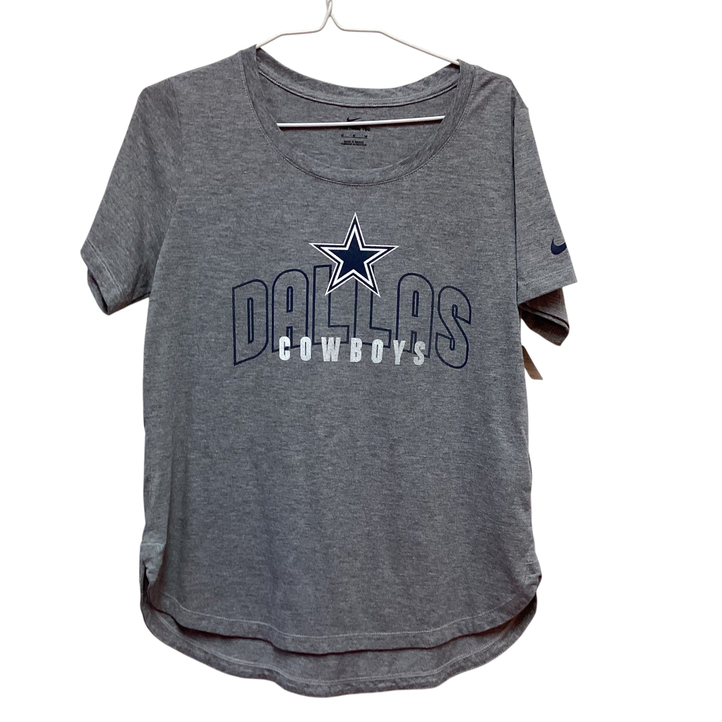 THE NIKE TEE GRAY DALLAS COWBOYS SHIRT - MEDIUM - 179