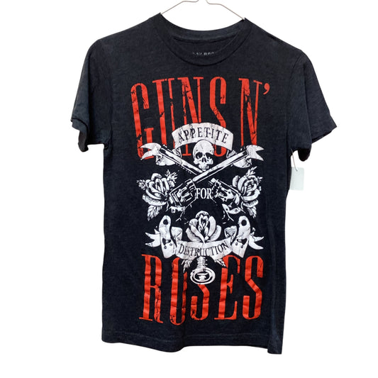 GUNS N ROSES GRAY T-SHIRT - SMALL - 130