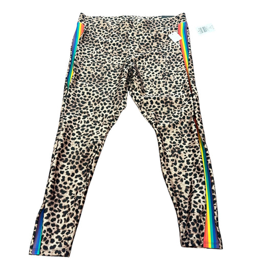 TORRID ANIMAL PRINT RAINBOW LEGGINGS NWT 100 2X