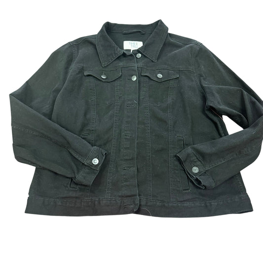 TIME & TRU BLACK JEAN JACKET 56 XXL