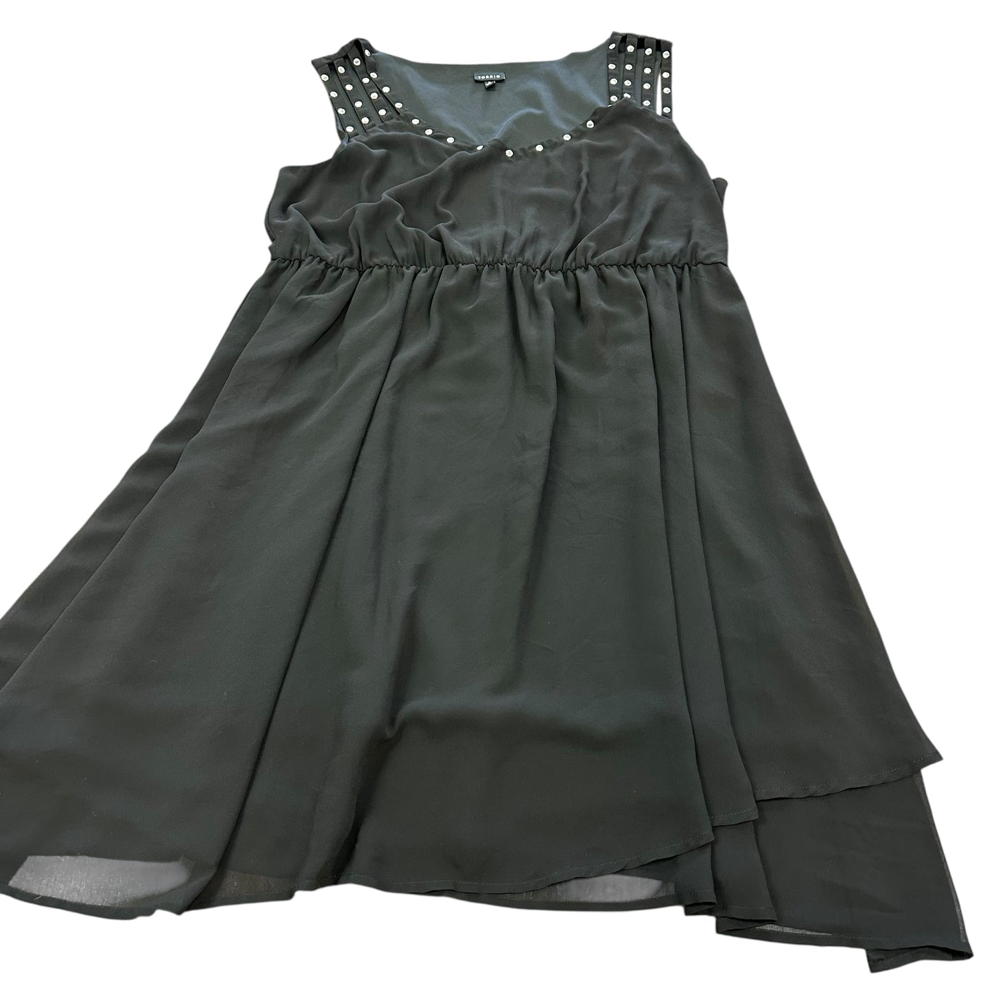 TORRID BLACK STUDDED DRESS 123 2X