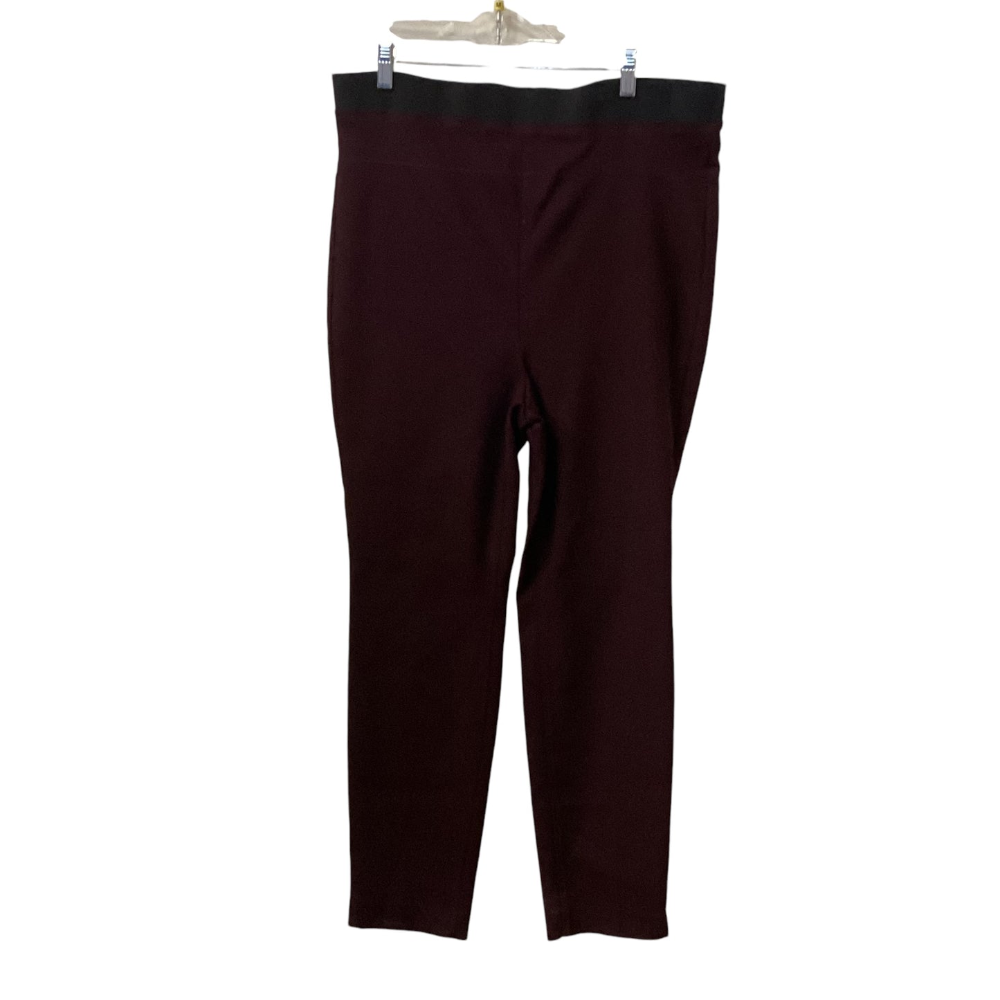 ECRU PLUM PULL ON PANTS - SZ 10 - 100