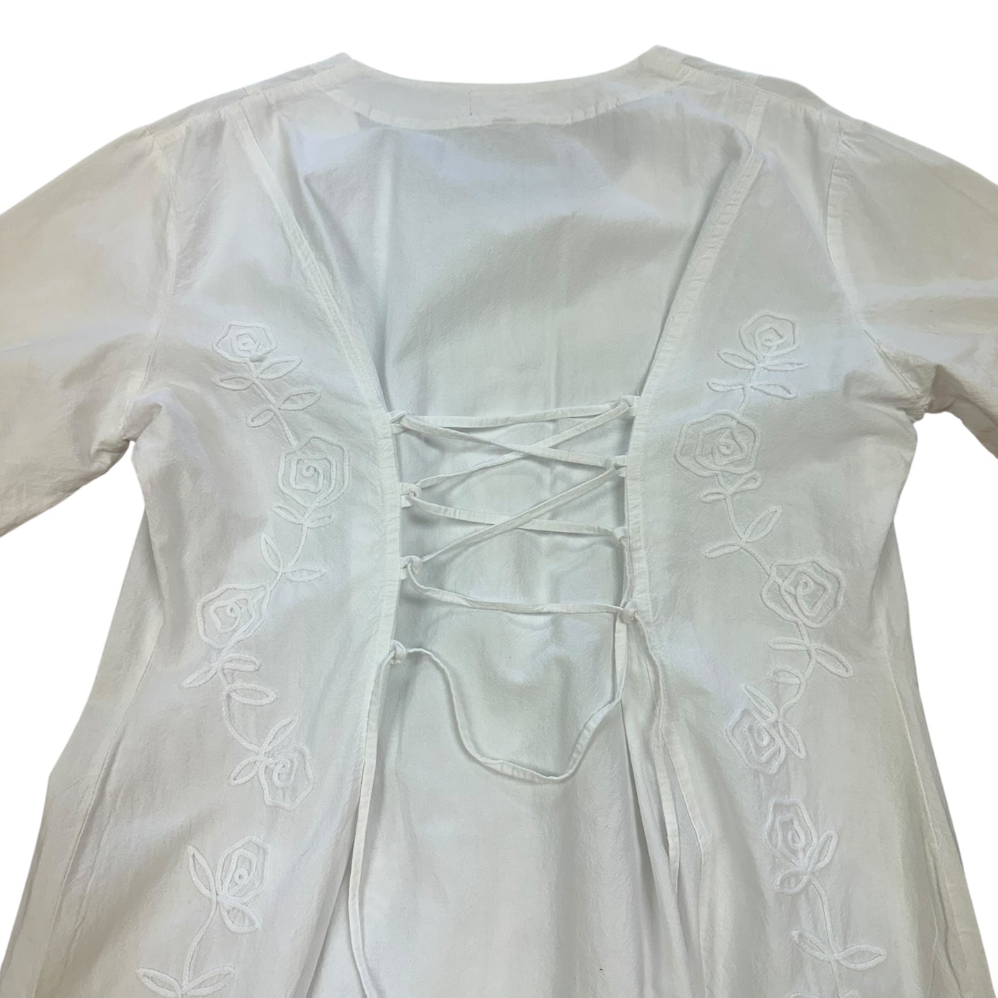 SCULLY WHITE RUFFLE HEM DRESS 200 NWT XXL