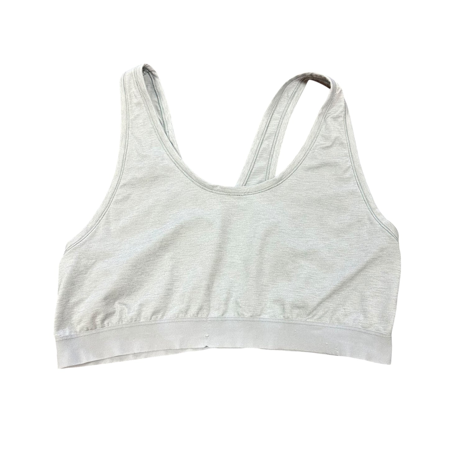 LIGHT GRAY LOW IMPACT SPORTS BRA 26 2X