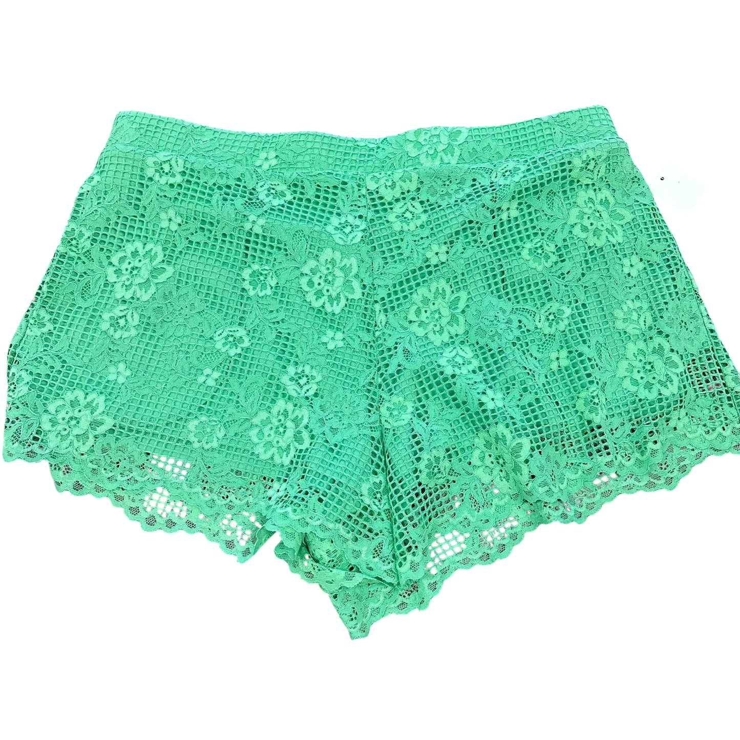 FUTURE COLLECTIVE GREEN 2 PC LACE SHORTS SET 201 XL