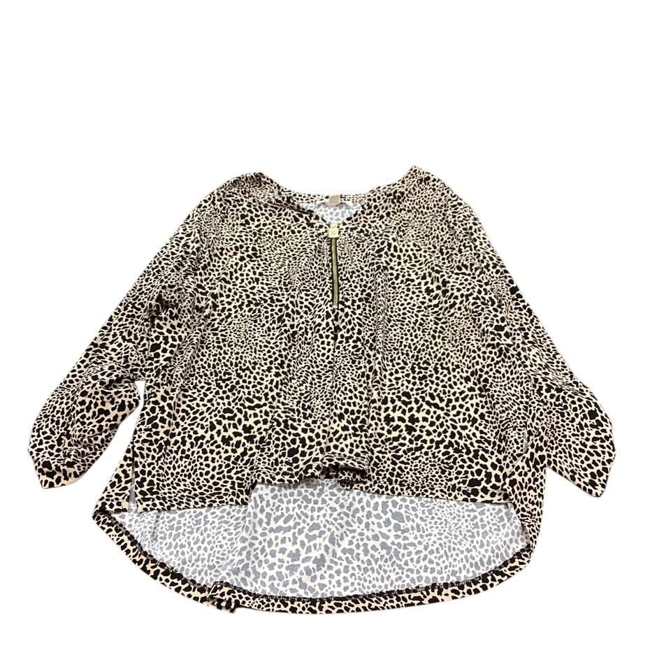 MICHAEL KORS ANIMAL PRINT BLOUSE 227 3X