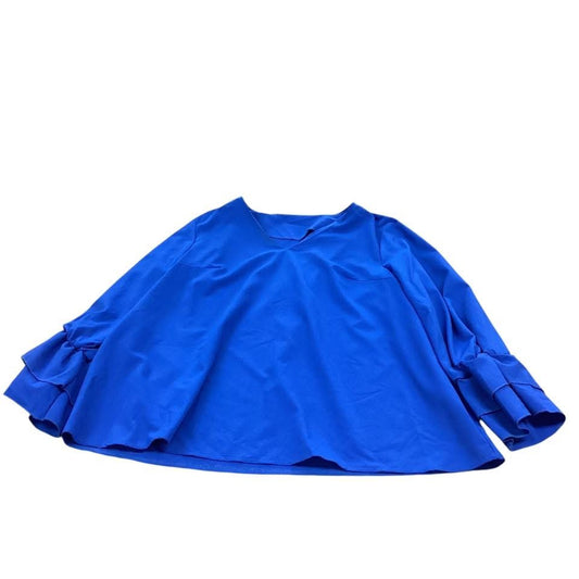 SHEIN CURVE BLUE BLOUSE 132 2X