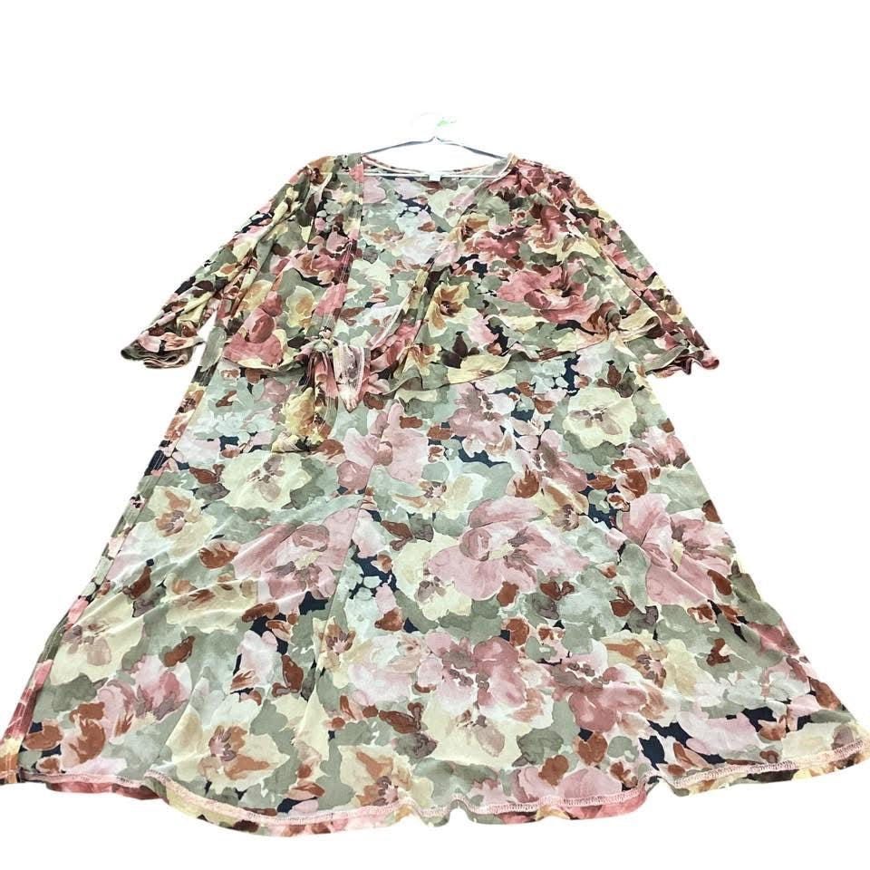 CATO FLORAL MESH DUSTER 227 Sz 18/20