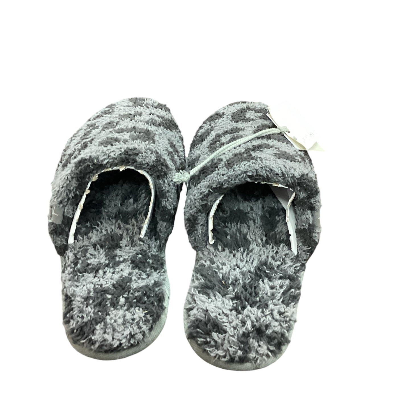 NWT BAREFOOT DREAMS GRAY ANIMAL PRINT TERRY CLOTH SZ 6/7