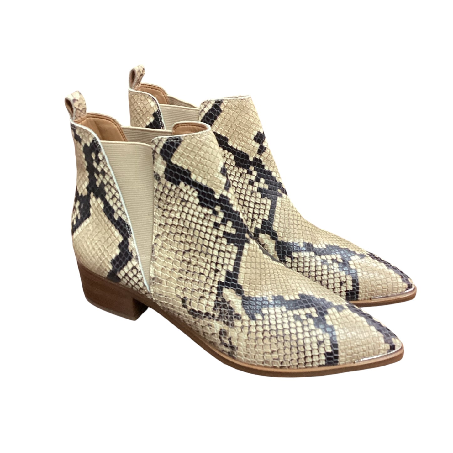 MARC FISHER SNAKESKIN BOOTIES - NWOT - SZ 7.5 - 100