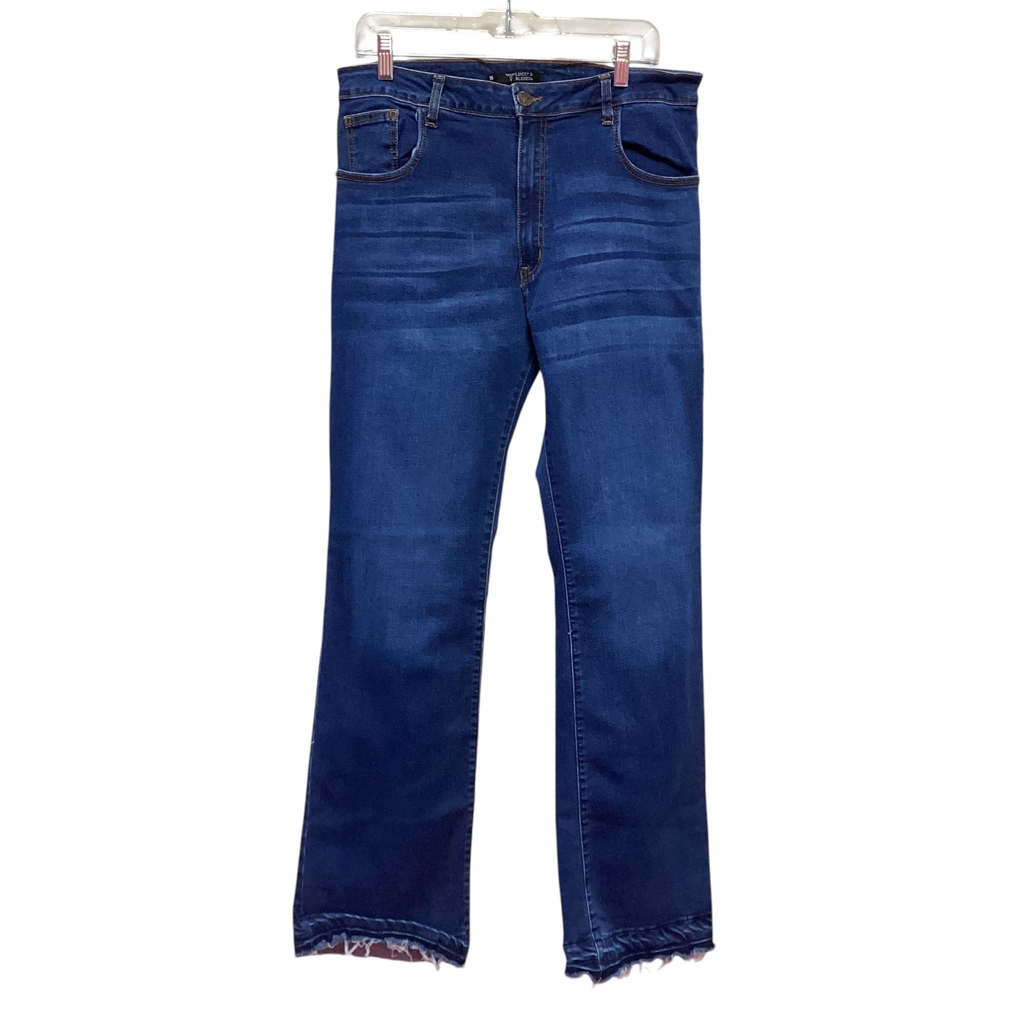 LUCKY & BLESSED RAW HEM JEANS - Sz 16 - 54