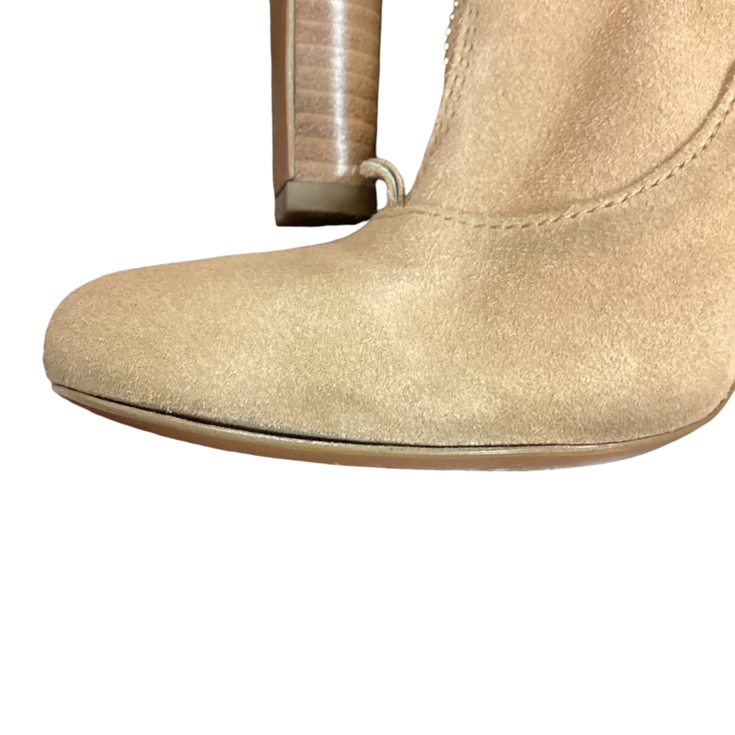 COACH TAN SUEDE LEATHER BOOTS - SZ 6 - 84