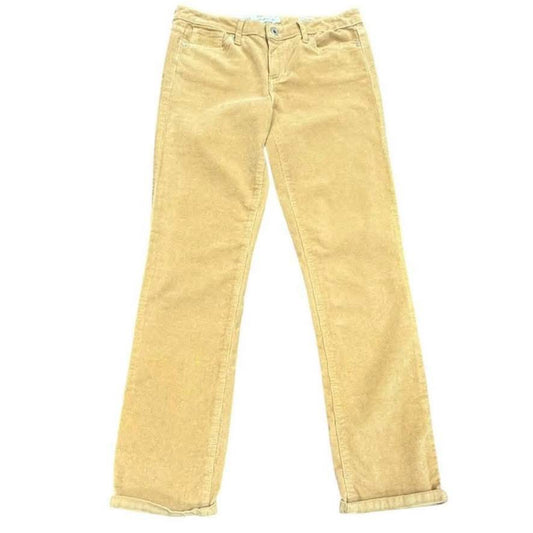 CALVIN KLEIN ULTIMATE SKINNY TAN CORDUROY PANTS 100 NWT SZ 8