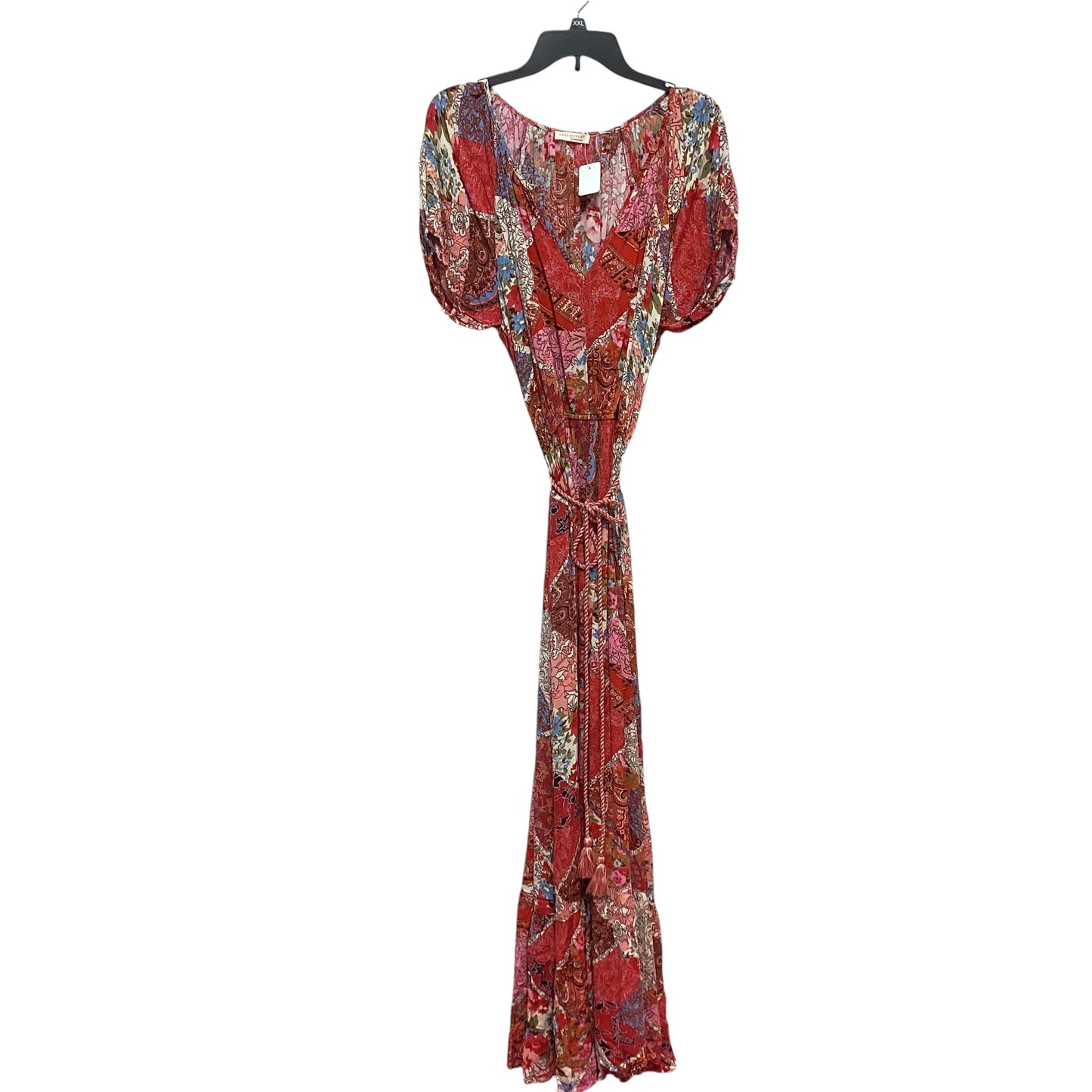 LOVESTITCH MULTICOLOR MAXI GAUZE DRESS - LARGE - 191