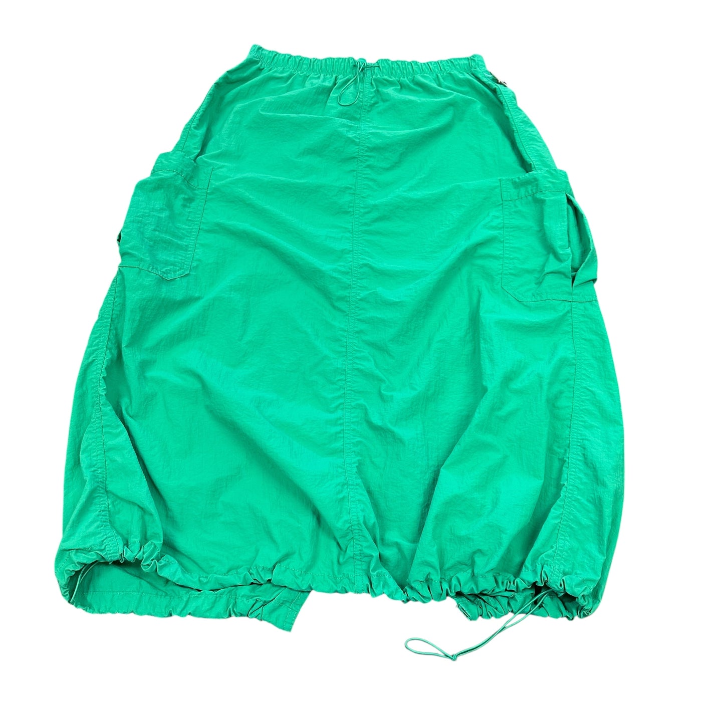 LOVE TREE GREEN WINDBREAKER SKIRT 84 LARGE