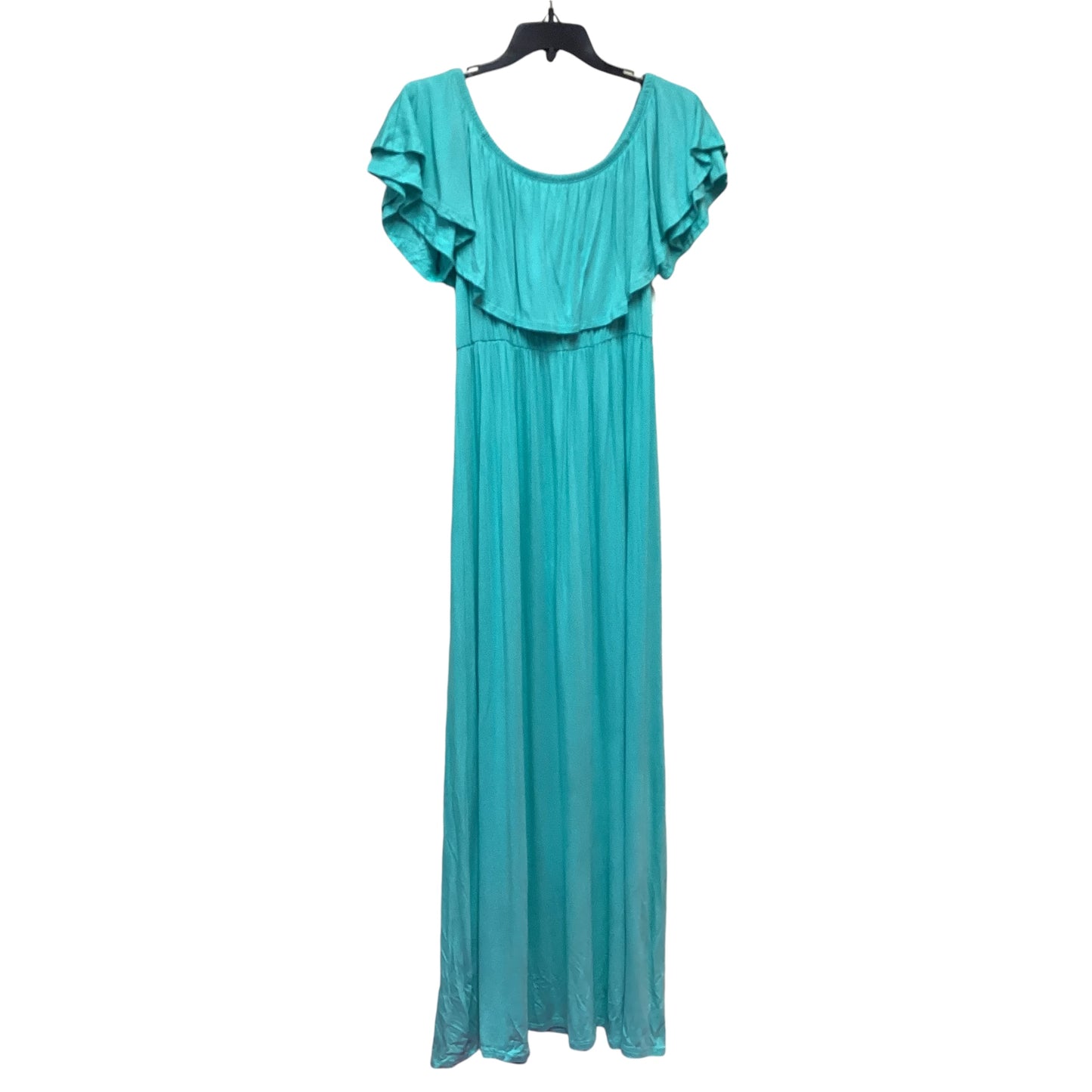 BELLAMIE RUFFLE TOP MAXI DRESS MINT NWT - LARGE -